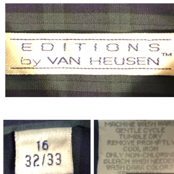 Editions Van Heusen Blue Button Down Shirt | 16 - Picture 4 of 7